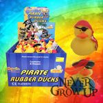 PIRATE DUCKS 3 DESIGNS Yellow Rubber Bath Ducks Pool Game Summer Water Fun Toys