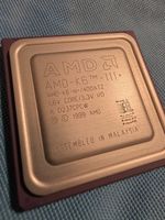 AMD K6-III+ 400 MHz CPU Easily Reaches 550 MHz