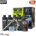 UPOL RAPTOR BED LINER TOUGH COATING U-POL 3.8L KIT * BLACK INCLUDES HARDENER