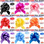 LARGE 50mm PREMIUM GIFT PULL BOW WEDDING CAR BIRTHDAY FLOWER HAMPER BOWS UK