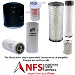 NFS Filter Kit fits Volvo EC25, EC30 with Mitsubishi S3L2 Engine