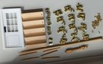 Doll house job lot accessories (Door, Looks with screws, hinges)