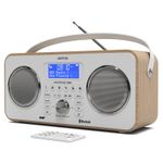 DAB+ FM Portable Radio Alarm Clock Bluetooth - Azatom Muliplex D20 Oak (R)