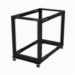 StarTech 15U 4-Post Server Rack, 19in Open Frame Rack with 40in (101cm) Mount...