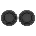 2Pcs Passive Radiator 4 Inch Round Woofer Vibrating]