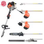 Certified Refurbished 52cc 5-in-1 Multi-Function Garden Tool – Petrol Brush Cu