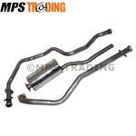 Series 3 88" 2.25 Diesel 3-Stud Manifold Stainless Exhaust DOUBLE S DA4251