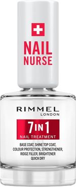 Rimmel London 7 In 1 Nail Nurse Nail Treatment Base & Shine Top Coat - UK Only