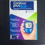 Contour Plus Blue Blood Glucose Monitoring System, Digital Display, No Coding