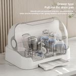 Baby Bottle Drying Rack Cleaner Set With Cup Drain Cleaning Storage Box Cleaning