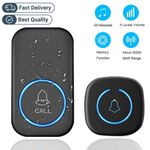 Wireless Door Bells Waterproof 1000ft Long Range Plug in Home Cordless Doorbell