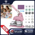 3-in-1 Badge Maker Machine Making Pin Button Badges Punch Press 25mm/32mm/58mm