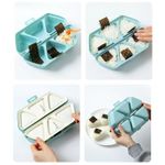 6 in 1 Onigiri Mold Triangle Rice Ball Mold Rice Container Sushi Musubi