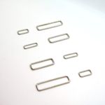 Metal Rectangle Loop Rings Wire Formed Buckles for Webbing Strap Tape 20 - 55 mm