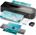 A4 Laminator Machine - 9Inches Thermal Laminator with 30 Laminating Pouches, 4 i