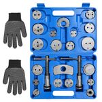 Universal New Brake Caliper Piston Rewind Wind Back Tool Kit 22 Pieces Set UK
