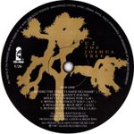 U2 record label vinyl stickers. Joshua Tree, Boy, Rattle & Hum, Bono, The Edge