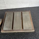 DMT Diamond Whetstones - 3 Stone Set In Wood  - Extra Fine/Fine/Coarse 