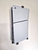 PS5 Wall Mount Bracket Holder Stand Black For PS5 Slim Disc Edition