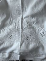 Vintage French Monogram Linen Sheet