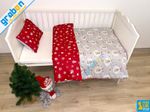 100% COTTON POPLIN BEDDING SET FOR Cot Bed, Duvet Cover&Pillowcase 100cm x 135cm