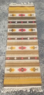 Vintage Traditional Handmade Beautiful Turkish Kilim Floor Rug Carpet 144x49 cm