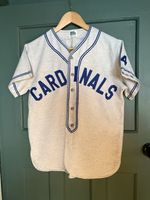 Vintage 60s Cardinals Baseball Jersey Number 14 Ramsey Lumber Co Sponsor