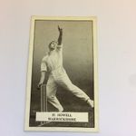 GALLAHER - FAMOUS CRICKETERS - #19  H HOWELL, WARWICKSHIRE Cigarette Card 1920s