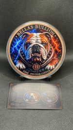 Bella's Bullion Bulldog Strength Loyalty Respect 10 oz .999 Fine Copper Round.