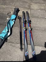 K2 Skis Complete Set – 185cm – Salomon S850 Bindings, Poles & Ski Bag