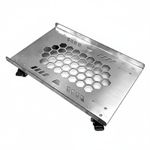Stainless Steel PC Stand Locking Wheels Rolling PC Stand Easy Assembly for Desk