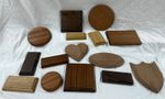 Custom Solid Wood Display Base Plinth Plaque – Handcrafted to Order Any Size