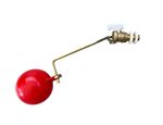 Adjustable 1/2" Part 2 Brass Float Valve & Float High Pressure Cistern Ball Cock