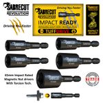 Sabrecut Nut Driver Hex Head Impact Nut Runners / Socket Driver Various Sizes