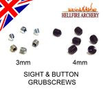 Archery Sight & Button Grub screws - Recurve Compound Hoyt Samick Easton 3mm 4mm