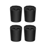 4 Pcs Silicone Fishing Rod Butt Cushion Protector Cap Fishing Rod End Caps
