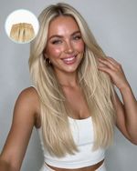 CLEARANCE 50% OFF Blonde Forever Young Remy Clip In Hair Extensions UK 35g