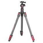 Manbily Carbon Fiber Tripod Camera Tripod Compact Travel w/ 360° Ball for DSLR