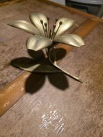 Vintage Brass Flower Ashtray