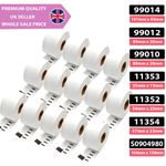 COMPATIBLE DYMO LABELWRITER LABEL ROLL 11352 99012 99014 99010 11354 11353