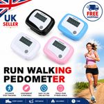 LCD Clip On Pedometer Step Counter Step Tracker for Walking Running