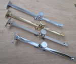 Sliding Screw Down Stay Lock Window Casement Stay Solid brass polished chrome