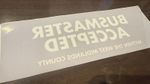 Travel West Midlands / Centro - Busmaster Accepted sign. New old stock