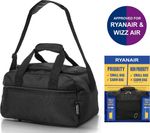 Under Seat Cabin Bag Holdall Travel Hand Luggage Fits 40x30x20 Ryanair Wizz Air
