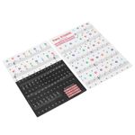 _Piano Keyboard Stickers For 88/61/54/49 Key Self Adhesive Removable Piano
