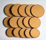 30 x 2mm MDF Wargame Round Circle bases 20mm 25mm 30mm 32mm 35mm 40mm 50mm 60mm