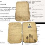 WW1 1917 French Navigation Identity Card Issued To British Intelligence Officer