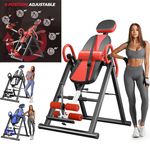 300LBS Heavy Duty Gravity Inversion Table Back Therapy Reflexology Stretcher