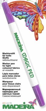 Madeira Magic Pen Air Erasable Quality Fabric Marker  Purple 