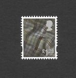 GB SCOTLAND REGIONAL £1.28 TARTAN VALUE (SG S143) MNH